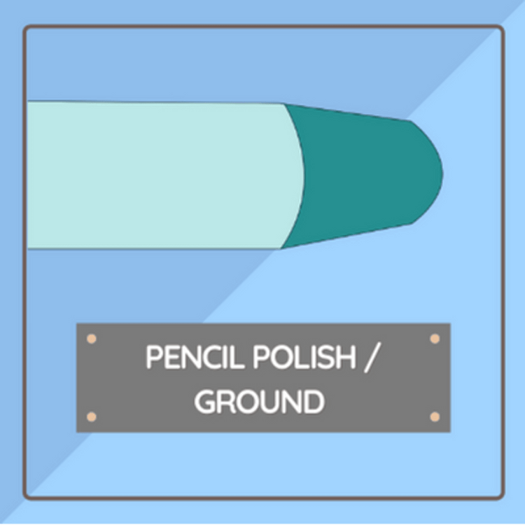 Pencil Polish on antique mirror glass