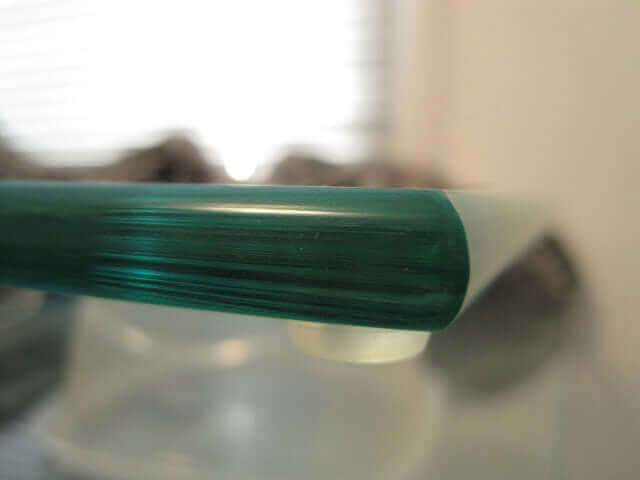 Edgework on antique mirror glass
