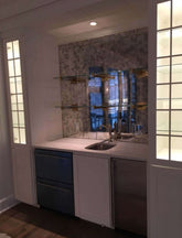 Old Chicago Antique Mirror Glass
