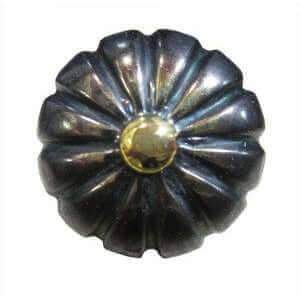 Bronze Daisy - Antique Mirror Glass Rosette 3/4" (Minimum order of 10)