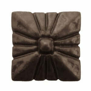 Oil Rubbed Bronze - Antique Mirror Glass Rosette 3/4" (Minimum order of 10)