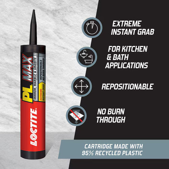 Correct Mirror Adhesive - PL MAX for Mirror, Marble and Granite