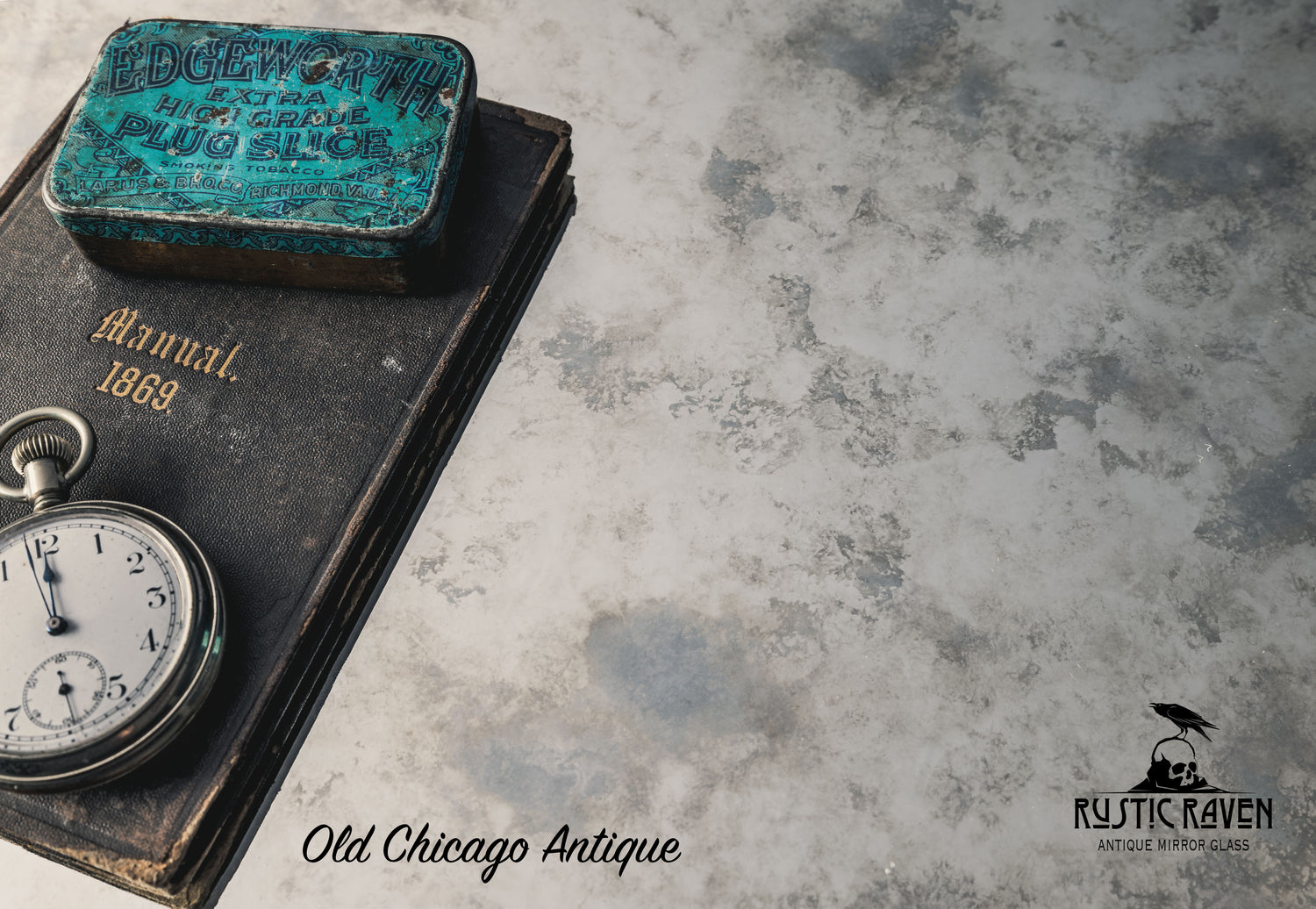 March Special Discount - OLD CHICAGO Antique Mirror Glass in 12" x 12" - Per Square Foot