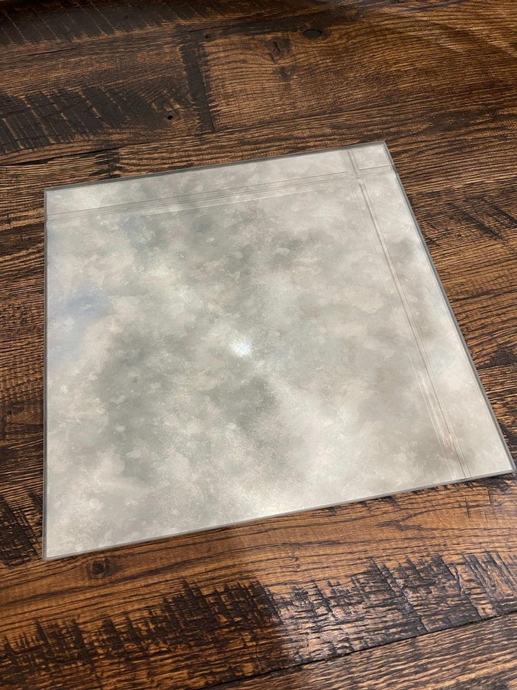 Antique Mirror Glass V-Groove sample