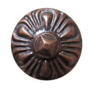 Bronze Antique - Antique Mirror Glass Rosette 3/4" (Minimum order of 10) 