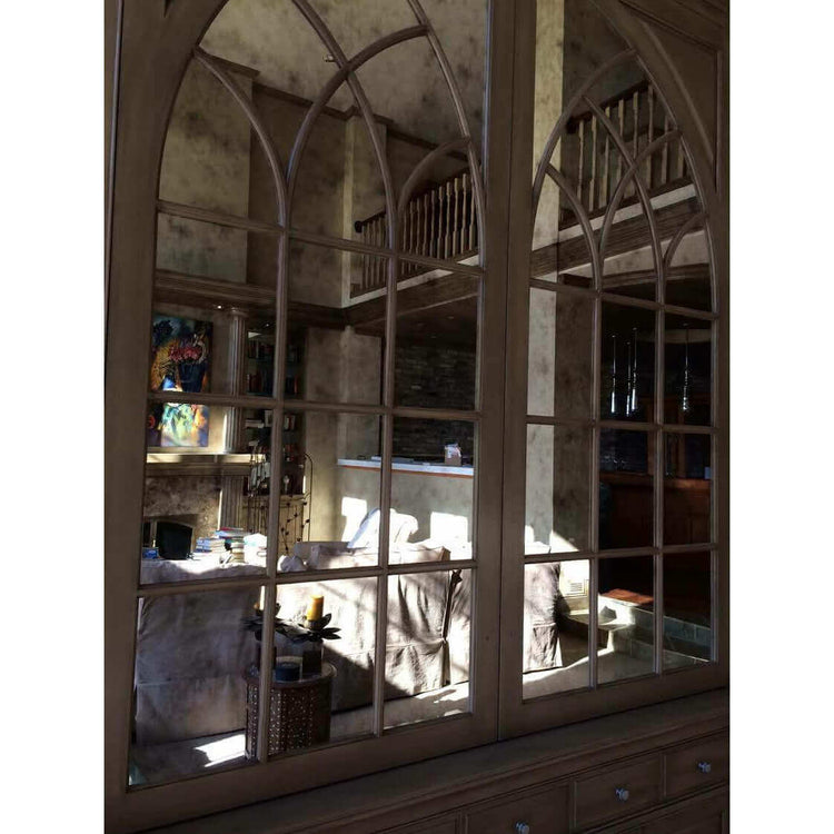 Cut To Size - Antique Mirror Glass to your specs (Charged per sf - discounts starting at 25 sf) - The Rustic Raven, LLC